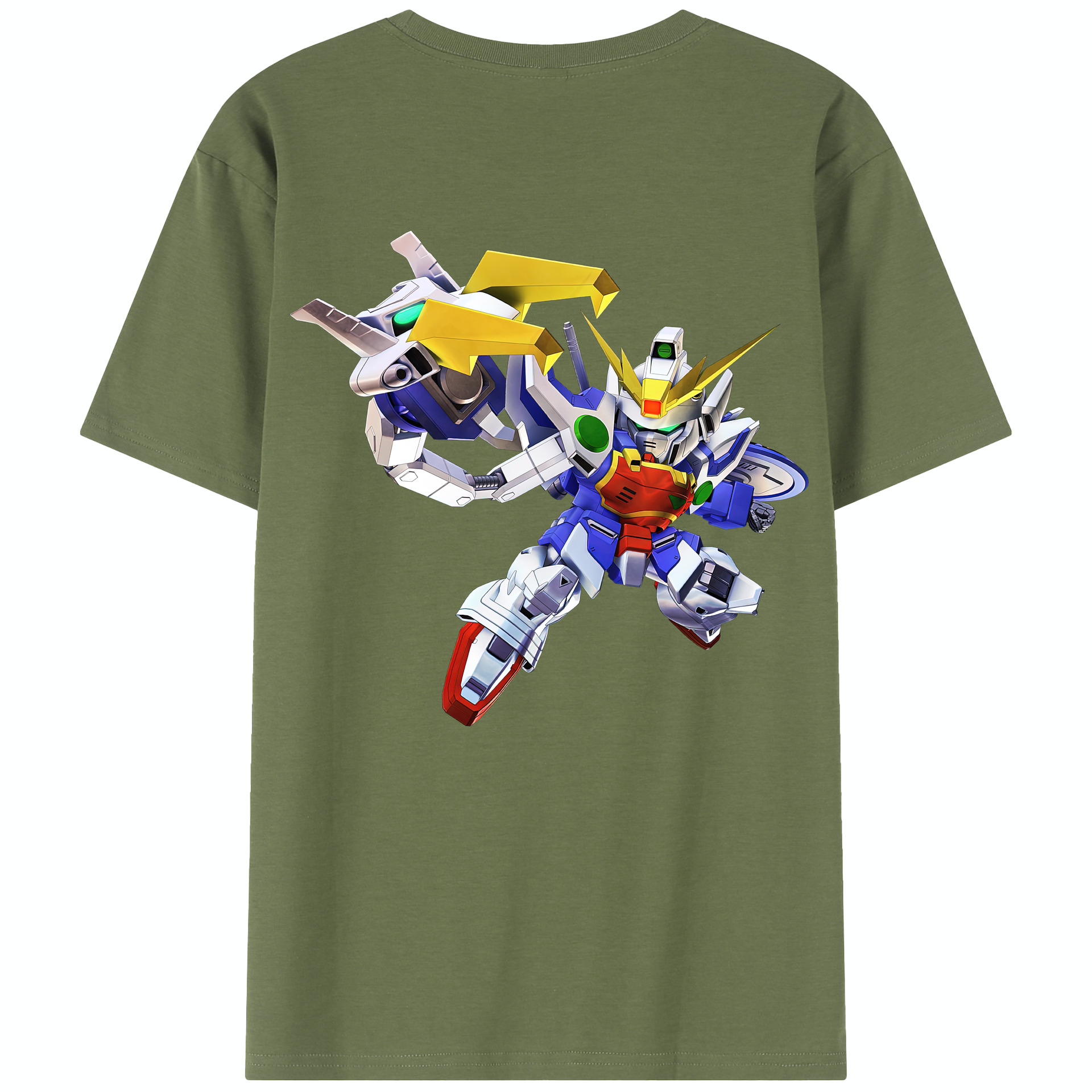 （画像用） 機動戦士ガンダム Mobile Suit Gundam 綿100％半袖Tシャツ（背面プリント）